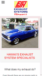 Mobile Screenshot of exhaustsystemshawaii.net